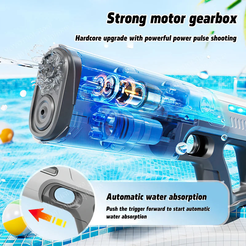 "BreezeTech W12 V2 high-capacity electric water gun"