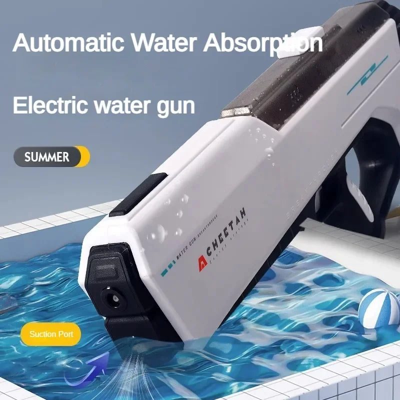 BreezeTech W12 Electric Water Gun – Automatic High-Pressure Summer Blaster