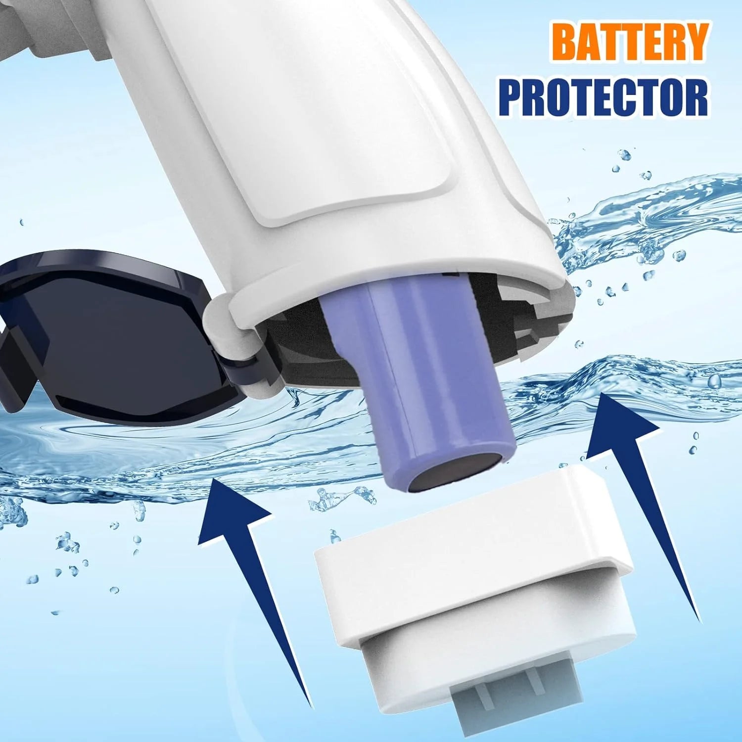 "BreezeTech M416 electric water gun with bottle attachment, kids summer blaster"